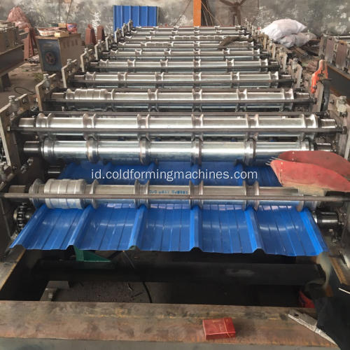 Genteng Metal Tile Panel Sheet Roll Forming Machine